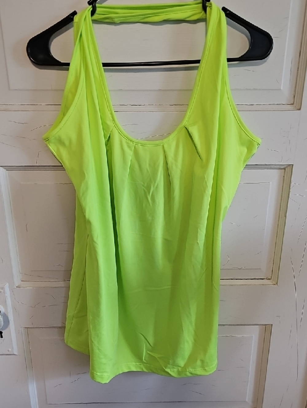 KIAVA Neon Lime Scoop Neck Tank Top